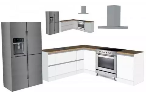 Kuche freezer top