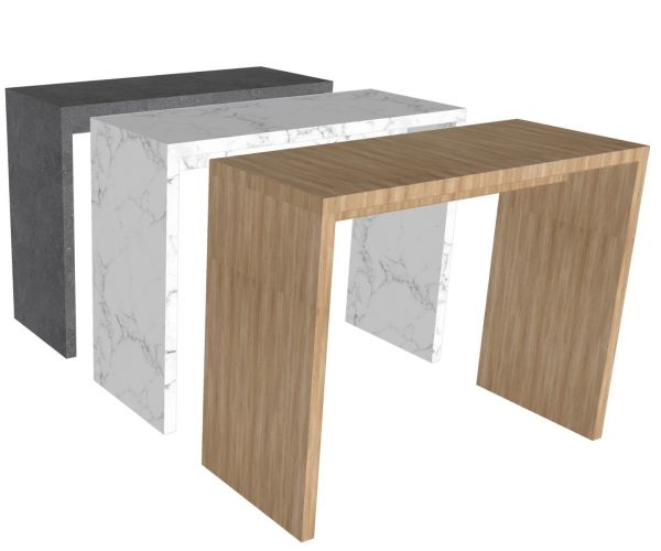 Freestanding Cardboard Bar 124 cm, exclusively designed for Cubiqz cardboard kitchens