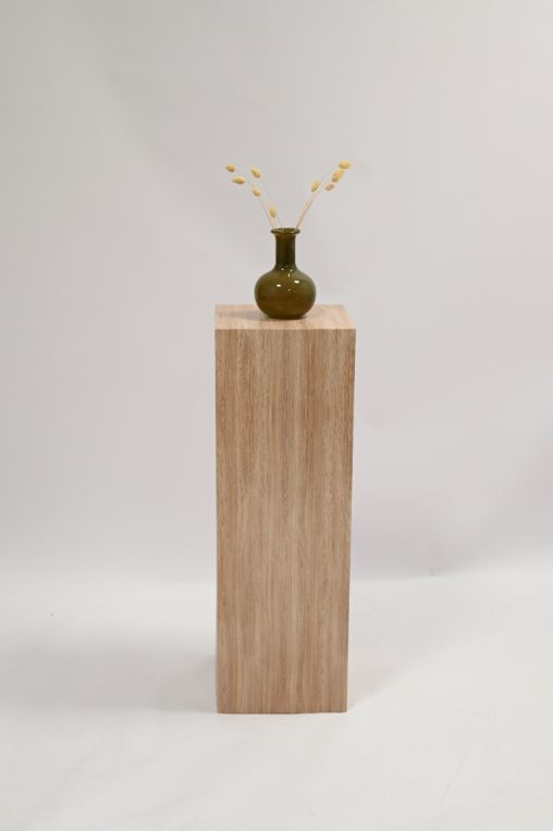 PILLAR - PLINTH - PEDESTAL IN WOOD PRINT | Affordable Cardboard Promotional Display
