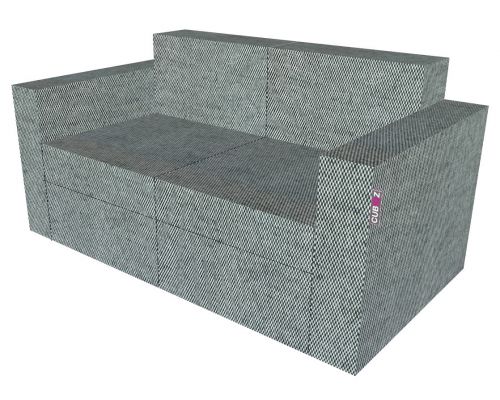 TWO-SEATER INCLUDING SLIPCOVER