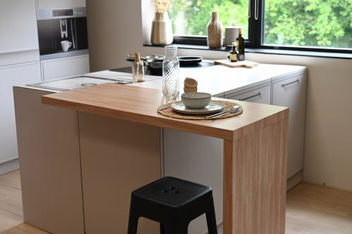118 cm cardboard bar counter – for BASIC and Reversible cardboard kitchens