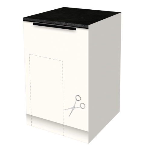 LOWER CUPBOARD 60 CM | Adjustable for Pipes – Cardboard Kitchen BASE
