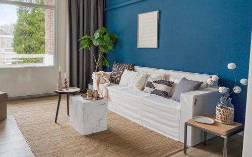 SIDE TABLE | Black-Wood | Interior Styling | Home Staging
