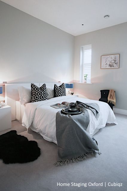 Cardboard bedroom furniture Double bed with headboard 190x50