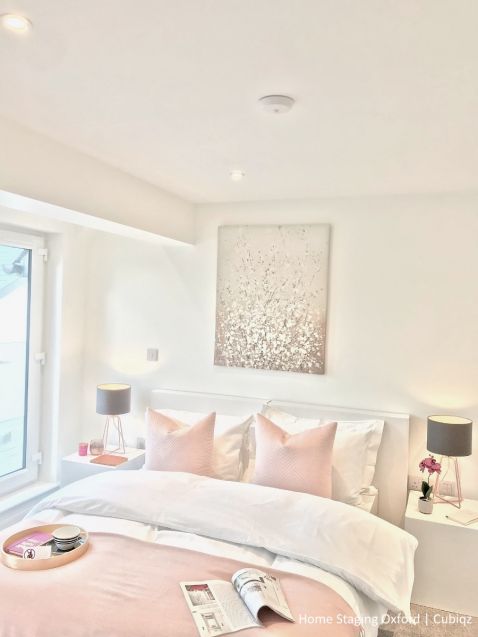 Cardboard headboard double bed