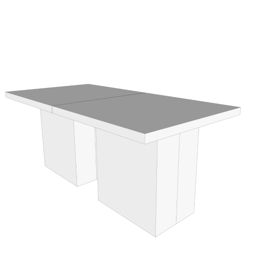 CUBIQZ DOUBLE DINNER TABLE