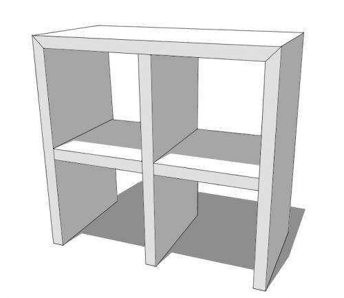 LUUCK DRESSER WITH 2 COMPARTMENTS