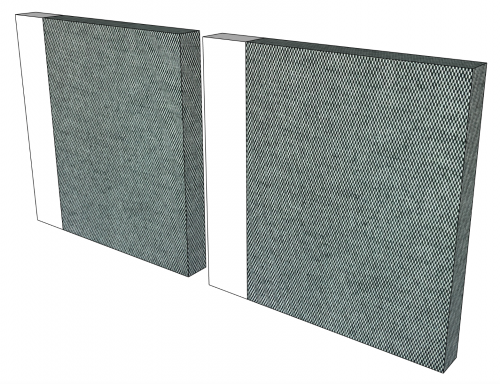 Slipcover for Headboard | Cardboard Bed double - Cubiqz