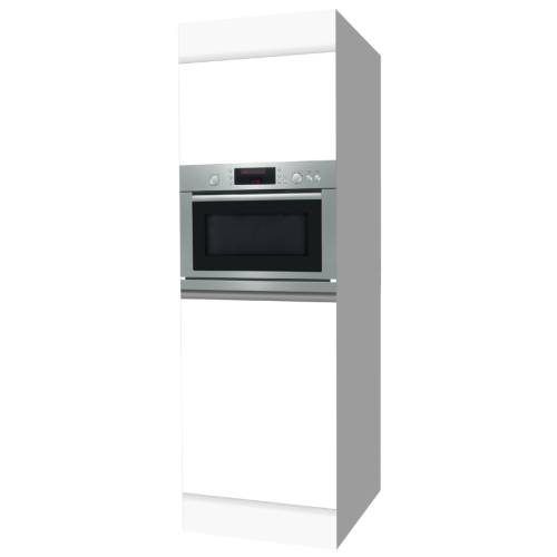 Cubiqz high cabinet 60cm WHITE - Back is gray (without oven). Double-sided fronts offers maximum styling flexibility – Cubiqz