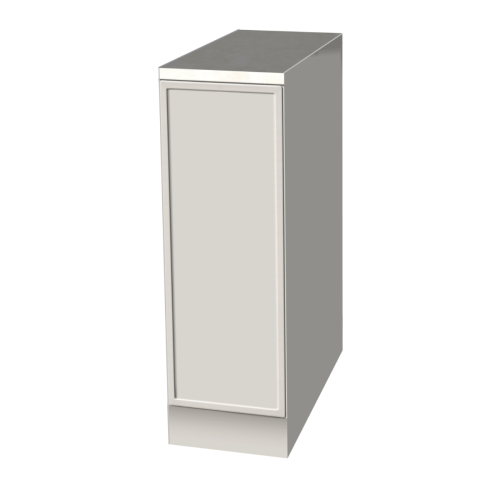 LOWER CUPBOARD 30 CM | Cardboard Kitchen PURE - Handleless & Ivory Natural Stone Look Worktop