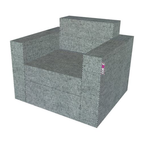 CARDBOARD ARMCHAIR INCLUDING SLIPCOVER