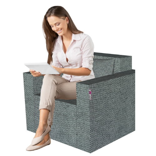 Cardboard Armchair | Seatable TakeYourSeat (TYS) - Cubiqz