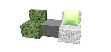 Take Your Seat 3-piece seating element Take Your Seat 3-piece seating element