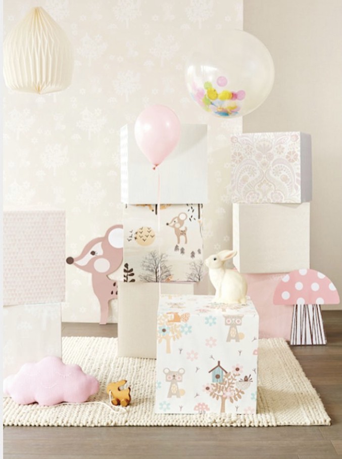 Cover our cardboard pillar or our cardboard sidetable/nightstand with wallpaper