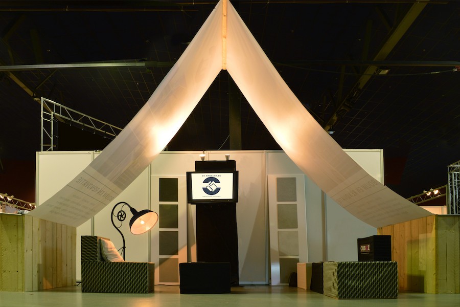 CUBIQZ cardboard furniture for EXPO CUBIQZ cardboard furniture for EXPO