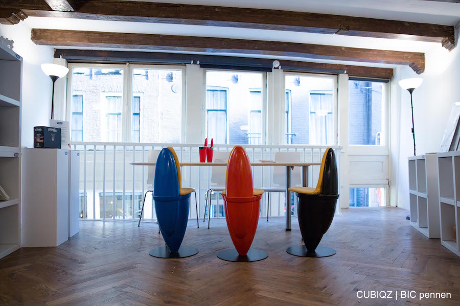 CUBIQZ cardboard furniture for EXPO-BIC CUBIQZ cardboard furniture for EXPO-BIC